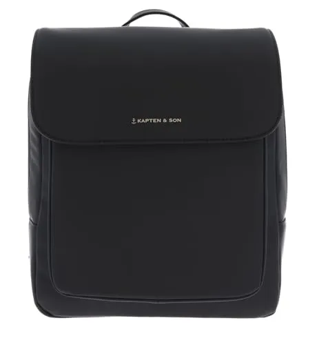 Kapten & Son Tromso Small 2.0 City Rucksack 31 cm schwarz - Stylischer Kapten & Son Tromso Small 2.0 City Rucksack in Schwarz, ideal für den täglichen Gebrauch mit praktischem Design und ausreichend Platz für Essentials.
