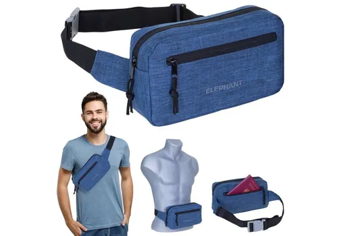 ELEPHANT Bauchtasche Hüfttasche Crossbag Elephant Travel Gürteltasche, Outdoor Tasche Gassi Bag Waist Bag Damen Herren Reise