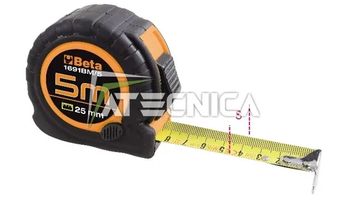 Produktbild Flessometro Meter Portabel Beta Tools 1691BM/8 Länge 8 M Breite 32 Mm
