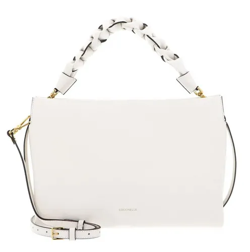 Coccinelle Boheme Handtasche aus Leder 32.5 cm - Stilvoll in Weiß - Handtaschen, elegante Coccinelle Boheme Handtasche aus hochwertigem Leder, perfekt für jeden Anlass.