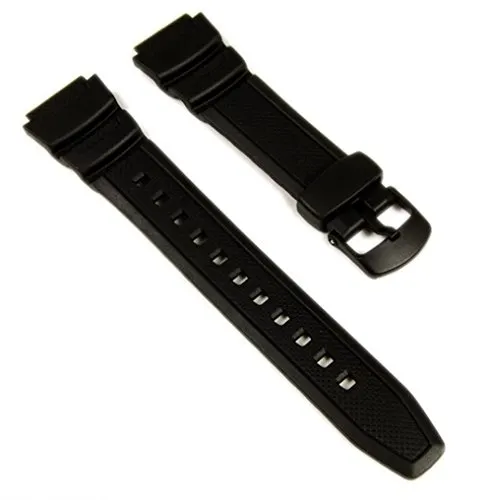 Casio 10360831 - Armband aus Harz für Herren, Schwarz (24), Riemen