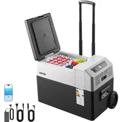 VEVOR Kompressor Kühlbox 30 L, Auto Kühlschrank mit App-Steuerung