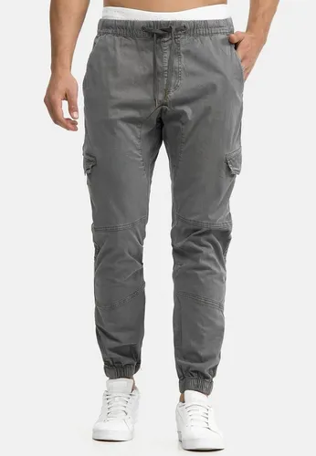 Indicode Cargohose Levy mit elastischem Bund und Kordelzug - Wanderhose für Damen in gelb, ideal für Outdoor-Aktivitäten, mit elastischem Bund und Kordelzug für optimalen Tragekomfort.