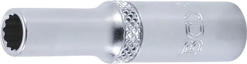 BGS-10706 Steckschlüssel-Einsatz Zwölfkant, tief Antrieb Innenvierkant 6,3 mm (1