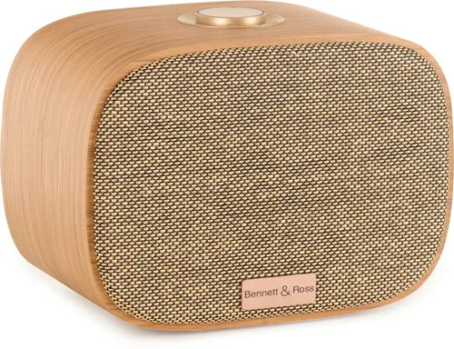 Bennett & Ross BB-522 BN Sunderskog Bluetooth Lautsprecher - Edler Bluetooth® Lautsprecher mit 60 Watt Leistung, kraftvollen Bässen und brillanten Höhen, ideal für Musikliebhaber, die drahtlosen Genuss schätzen.