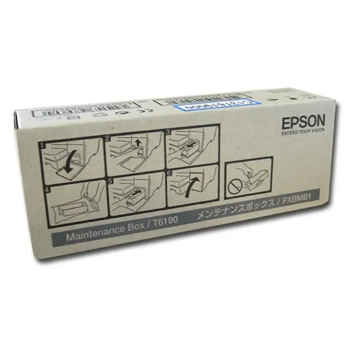Original Reinigungskassette Epson C13T619000 - Zusatzteile für Epson Drucker, sorgt für eine optimale Druckqualität und reinigt effizient, bis zu 35.000 Seiten.