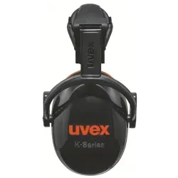 uvex K30H Kapselgehörschutz, SNR 34 dB - Arbeits- & Schutzkleidung mit stufenloser Längenverstellung und Memory Foam Dichtkissen für hohen Tragekomfort und optimale Schallentkopplung.