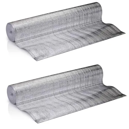 2x Heizkörper Reflexionsfolie je 2,5 m x 50 cm Zuschneidbar Heizung Isolierfolie Isoliermatte