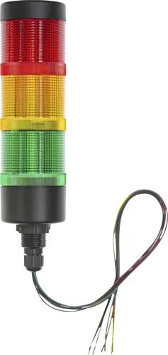 TRU COMPONENTS Signalsäule TC-12835340 TC-HBJD-55A-D/3/RYG/24V/IP65 LED Rot - Signalsäule mit IP65 Schutzklasse, ideal für den Einsatz im Außenbereich und sorgt für optimale Sichtbarkeit.