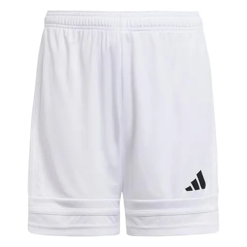 adidas Unisex Kinder Squadra25 Short Kids Shorts, White/White/Black, 5-6 Years