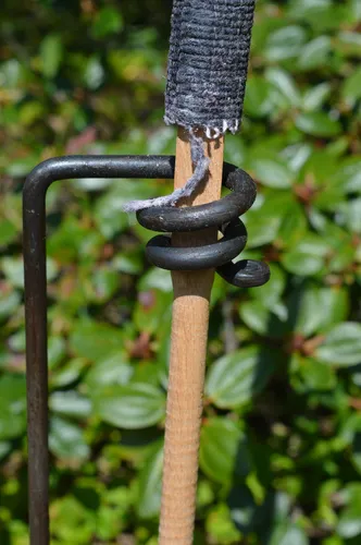 Fackelhalter aus Stahl, handgeschmiedet von Battle-M