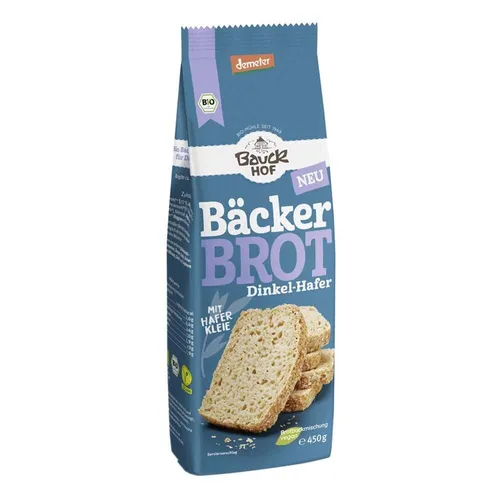 Backmischung - Bäckerbrot Dinkel-Hafer DEMETER 450g | BAUCKHOF