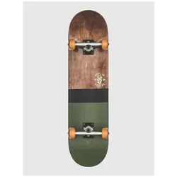 Globe G2 Half Dip 2 Skateboard, Dark Maple/Hunter Green, 8