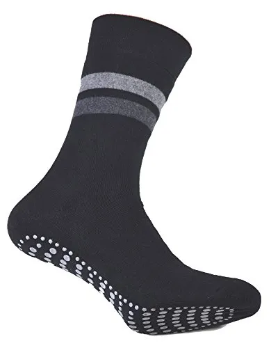 Cocain Thermo Socken mit ABS Noppen 4er Pack - Herrensocken in 4er Pack, warme Frotteesocken mit Anti-Rutsch Noppen, ideal für kalte Wintertage und hohen Tragekomfort ohne Gummi im Rand.