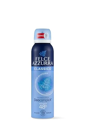 Felce Azzurra - Klassisches Lufterfrischer mit IdraTalk Formel, Wirksamkeit 48 Stunden, fleckenfrei - 150 ml
