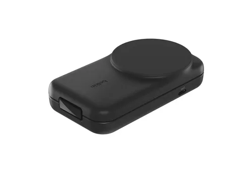 Belkin UltraCharge 25W Qi2 2-in-1 Ladegerät - Magnetisch - Kabelloses Qi-Ladegerät mit 25W Leistung, ideal für gleichzeitiges Laden von Smartphone und Zubehör, kompakt und praktisch für unterwegs.