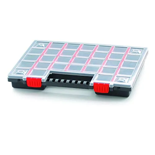 Organizer Sortimentskasten Sammelbox Kunststoff 400 x 303 x 50 mm Kleinteilefächer individuel bis 32 Fächer