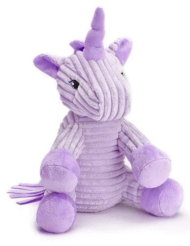 Mousehouse Gifts - Einhorn-Kuscheltier - Cord - Violett - 25 cm (10)