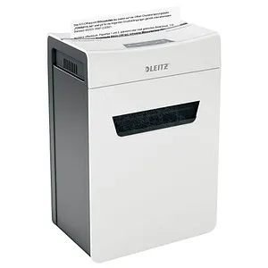 Leitz IQ 6M Premium Aktenvernichter P5 - Aktenvernichter für Büro und Zuhause, Mikroschnitt für hohe Sicherheit, leise und kompakt mit 18l-Abfallbehälter, ideal für 7-6 Blatt, Touch-Control für müheloses Schreddern.