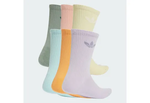 adidas Originals Socken TREFOIL CUSHION CREW SOCKEN, 6 PAAR in grün von adidas