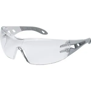 Uvex Schutzbrille pheos 9192215, klar, Bügelbrille, hellgrau-grau