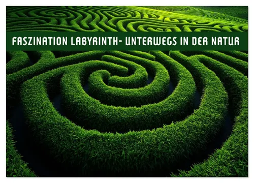 Faszination LABYRINTH - unterwegs in der Natur (Wandkalender 2026) - Wandkalender DIN A4 quer mit atemberaubenden Naturaufnahmen, ideal für Naturliebhaber und zur Verschönerung Ihres Raumes.
