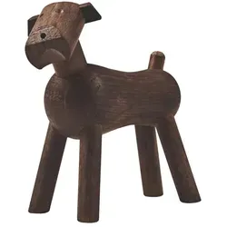 Kay Bojesen Tim 8,5 cm Holzspielzeug - Figuren & Skulpturen – Charmantes Holzspielzeug aus Räuchereiche mit drehbarem Kopf und lebhaftem Schwanz, ideal als Geschenk und zeitloses Designstück.