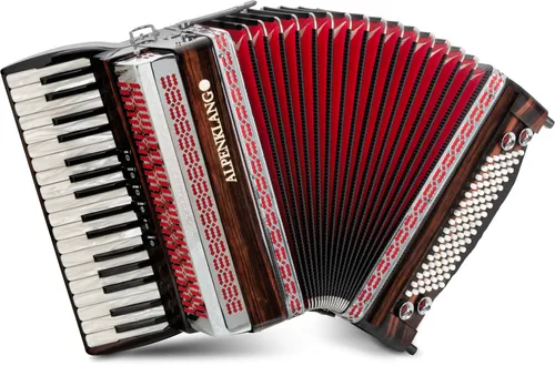 Alpenklang Pro Akkordeon III 96 Tasten-Steirische Ebenholz