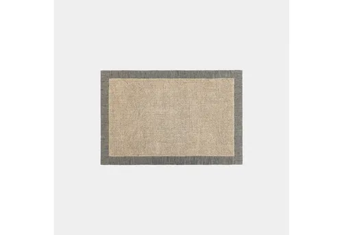 Loberon Badematte Wilder – Edler Badezimmerteppich - Hochwertige Badematte mit rutschfester Unterseite. Strapazierfähig und aus reinem Leinen gefertigt, ideal für stilvolle Badezimmer. Langlebig und nachhaltig durch die Verwendung nachwachsender Rohstoffe.