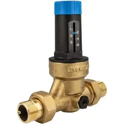 Druckminderer Watts mit Manometer - verschiedene Größen - Sonstige, hochwertiger Druckminderer aus Messing mit inkl. Manometer und Verschraubungen, ideal für präzise Druckregulierung in verschiedenen Anwendungen.