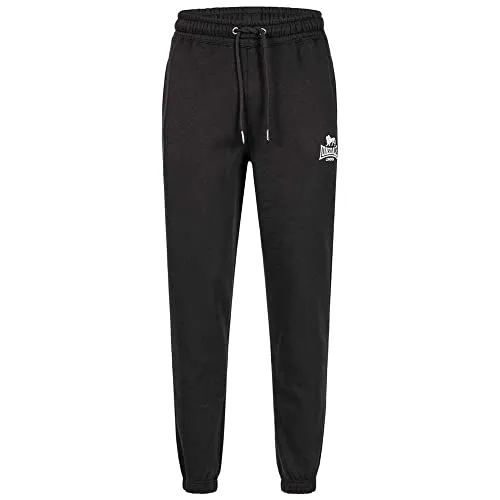 Lonsdale Men's SAINTFIELD Jogginghose, Black/White, XXL