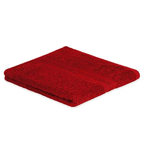 EXKLUSIV HEIMTEXTIL Frottier Handtücher Handtuch 50 x 100 cm Rot 500 g