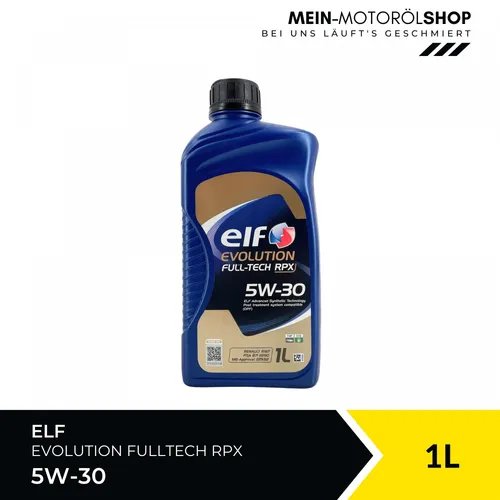 Elf Evolution Fulltech RPX 5W-30 Renault RN17 Mercedes MB 229.52 Motoröl 1 Liter