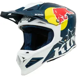 Kini Red Bull MXC1 1.0 Motocross Helm in Weiss-Türkis-Blau, Größe M