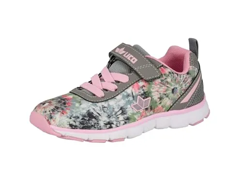 Lico Mädchen Sunflower Vs Sneaker, Rosa Grau, 42 EU - Damen-Sneaker mit atmungsaktivem Synthetik-Obermaterial, ideal für aktive Mädchen und bequem für den Alltag.