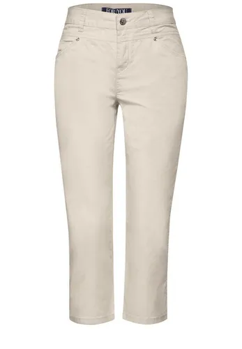 STREET ONE 5-Pocket-Jeans Leichte 3/4 Twill Hose