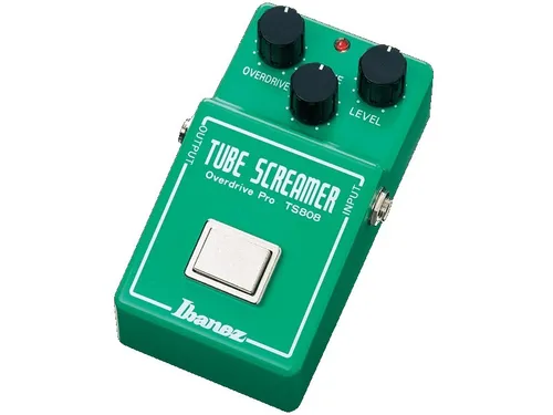 Ibanez TS-808 Tube Screamer Overdrive Pedal - Gitarren-Effektgerät mit analogem Overdrive, ideal für E-Gitarren und sorgt für warmen, klassischen Sound.