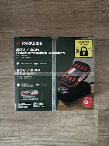 PARKSIDE® 20 V Akku PAP 20 B1 mit Ladegerät PLG 20 C1