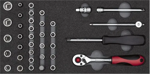 Gedore RED R22150006 Steckschlüsselsatz 37-teilig