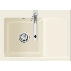 Systemceram Keradomo Mera 70 F Spüle links von systemceram