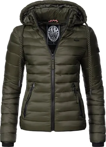 Funktionsjacke Lulana - grün - XS - Damen Funktionsjacke aus 100% Nylon, figurumspielend mit praktischem Reißverschluss, ideal für aktive Freizeitgestaltung.