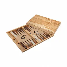 Philos Backgammon Sifnos - groß - Magnetverschluss - Gesellschaftsspiel mit Magnetverschluss, ideal für spannende Partien zu zweit und einfach zu erlernen.