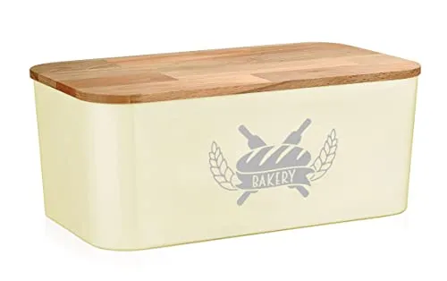 Lashuma Brot Aufbewahrungsbox 36x21 cm in beige von Lashuma