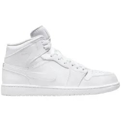 Nike Air Jordan 1 - 42 1/2 EU - Sneaker aus hochwertigem Leder, EU-Größe 42 1/2, klassisches Design in Weiß, ideal für sportliche und lässige Outfits.
