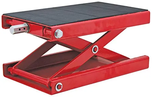 Extreme Max 5001.5044 Motorrad-Scherenwagenheber, rot, 453 kg