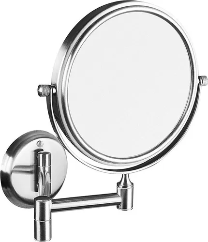 Sapho Kosmetikspiegel zum Aufhängen, Doppelseitig, Chrom, 140mm - Eleganter, doppelseitiger Kosmetikspiegel von SAPHO mit einem Durchmesser von 140 mm. Ideal für präzise Pflege und einfaches Aufhängen, sorgt er für einen perfekten Blick auf Details.