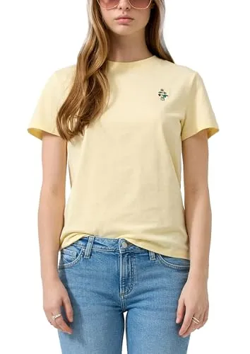 QS T-Shirt mit Stickerei