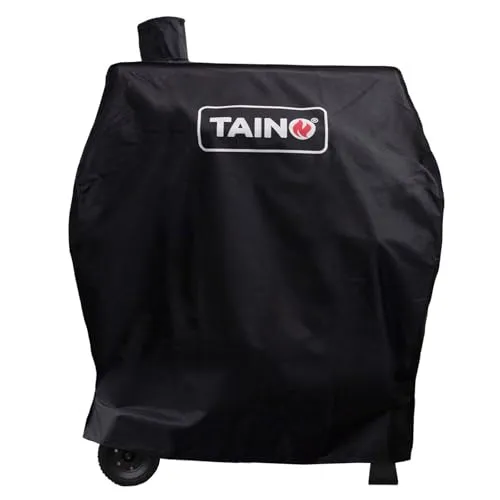 TAINO Grillabdeckhaube HERO XXL - Wasserabweisend mit Klettverschluss - Grillabdeckungen für Holzkohlegrills, wasserabweisend und staubgeschützt, idealer Wetterschutz für Ihren Grill.