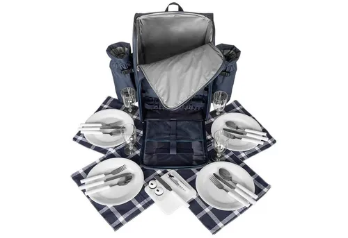 anndora Picknickrucksack mit Kühlfach Zubehör 29-teilig von anndora