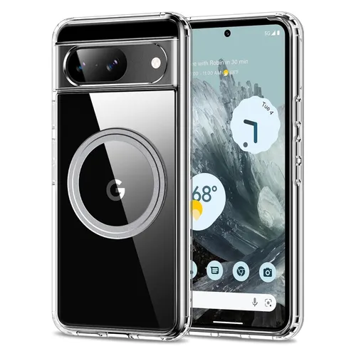 Für Google Pixel 9 Pro XL MagSafe Frosted TPU Schutz Handy Hülle Transparent